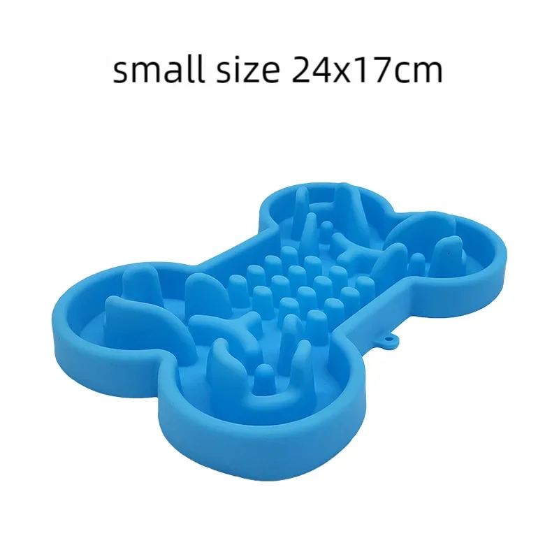 Pet Dog Bowl Healthy Soft rubber Slow Food Feeder Anti-Slip Anti-Gulping Choke travel bowl for Cat dog Food feeding slow feeder